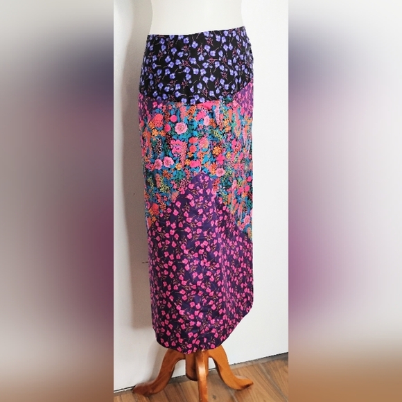 J. CREW LIBERTY HOUSE COTTON PATCHWORK SKIRT - Picture 3 of 12